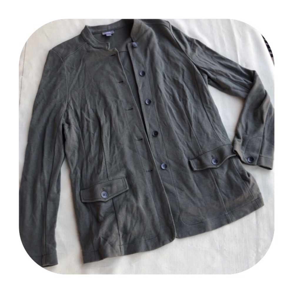 J. Jill large army green light jacket